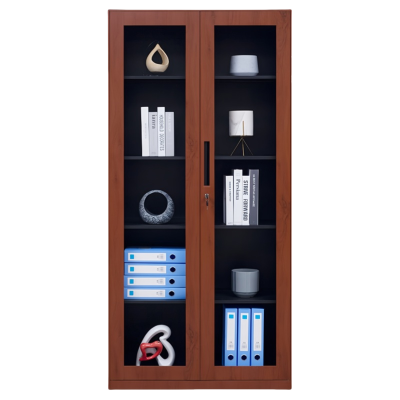 珂洋 备品柜 通玻(红木纹) 台