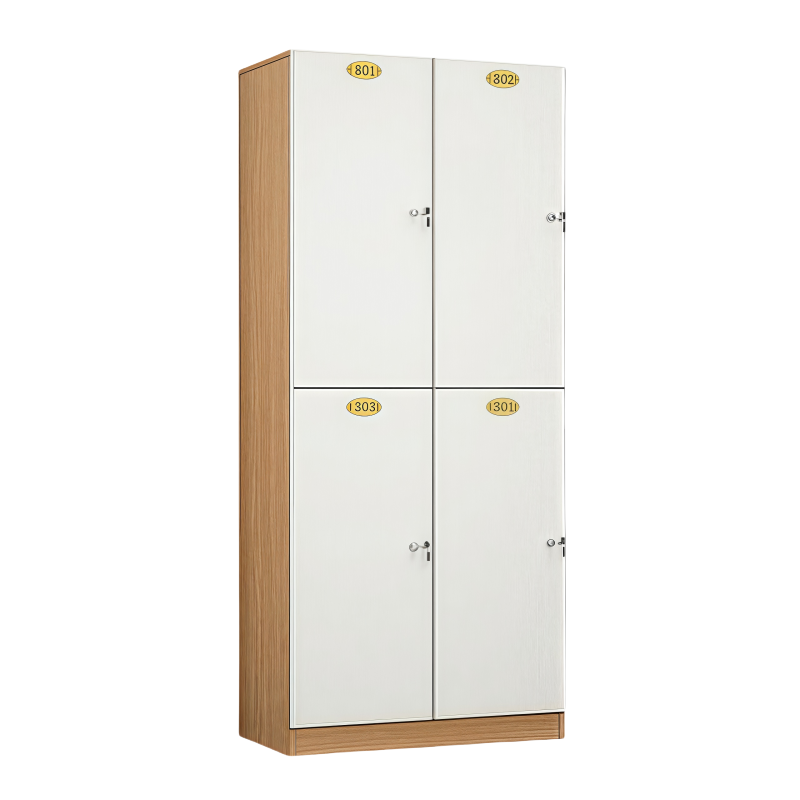 义尊 木质更衣柜 白色4门 台