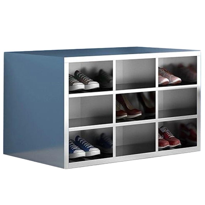 筑亮 不锈钢鞋柜 双面18格 个