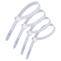 盛京联硕 国标尼龙扎带 高强度固定捆扎带白色8×400mm[150条]包