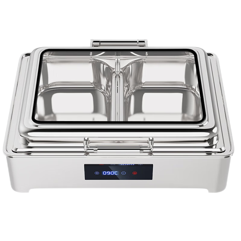 圣托(Shentop) 9L自助餐保温炉 数显调温布菲炉 不锈钢电热保温炉 STYB-QR1