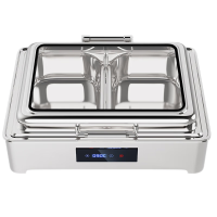 圣托(Shentop) 9L自助餐保温炉 数显调温布菲炉 不锈钢电热保温炉 STYB-QR1