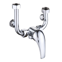 蔚珺全铜电热器U型冷热混水阀通用型个