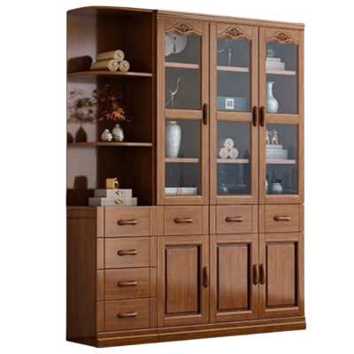 宜掌柜 办公书柜 三门+边柜 套