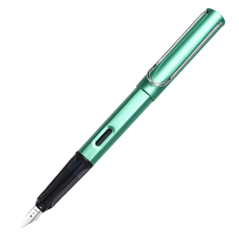 凌美钢笔EF尖笔尖精钢镀铬笔身铝制金属AL-star恒星钢笔(颜色随机)