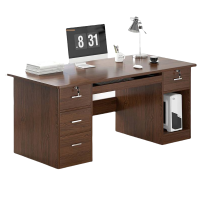 怡卓欧职员桌键盘位四抽张