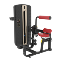 韦步MZM-009商用坐姿式背肌伸展腰部后压肌肉训练健身房力量器械