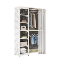 力拓星 落地晾衣架 双层单格140cm 个