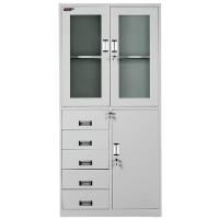 富力华驰 文件柜 1800*850*390mm偏五斗0.6厚 个