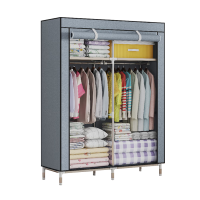 合祥源 钢架布艺衣柜 900*460*1680mm QX-YG07 单位:组