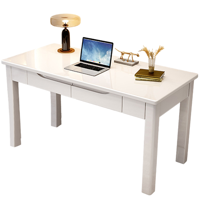 班龙书桌0.8米白色张