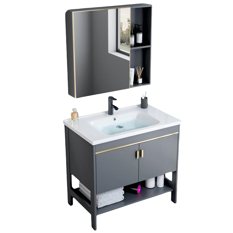 豫龙都洗脸盆80cm台