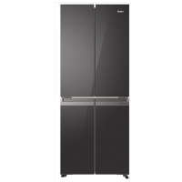 海尔(Haier)406升十字对开门超薄嵌入冰箱 彩晶面板 DEO净味养鲜 家用 BCD-406WLHTDEDSLU1