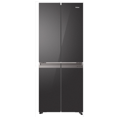 海尔(Haier)406升十字对开门超薄嵌入冰箱 彩晶面板 DEO净味养鲜 家用 BCD-406WLHTDEDSLU1
