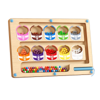 磁力迷宫走珠3到6岁儿童益智专注力训练磁性玩具2-4宝宝练注意力5