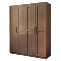 悦兴诚四门实木衣柜160*56*196cm台