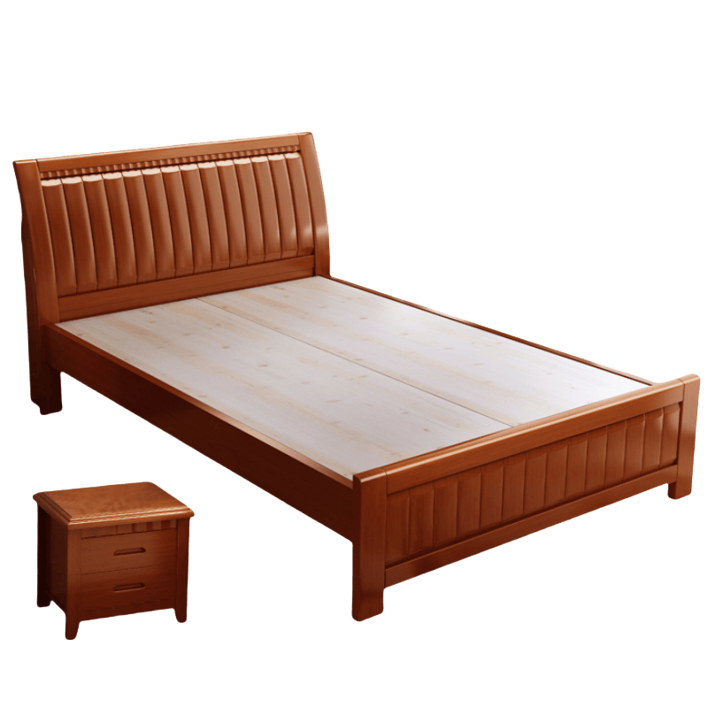 鑫木樽床1m+床头柜套