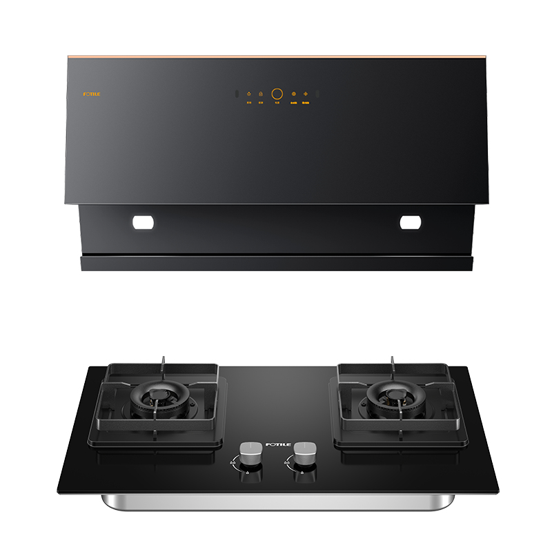 方太(FOTILE)烟灶套装 24m³侧吸油烟机燃气灶套餐 挥手开关机 烟灶套餐 烟机灶具两件套JCD15T+TH36B