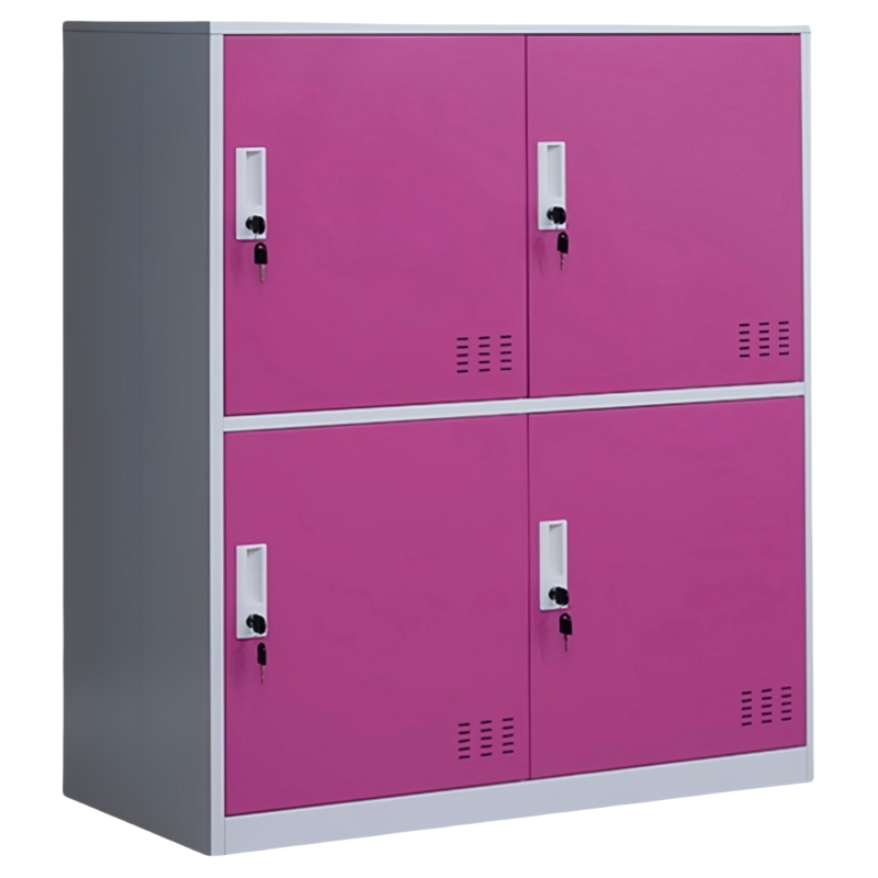 珂洋 存包柜 四门(红白套色) 台