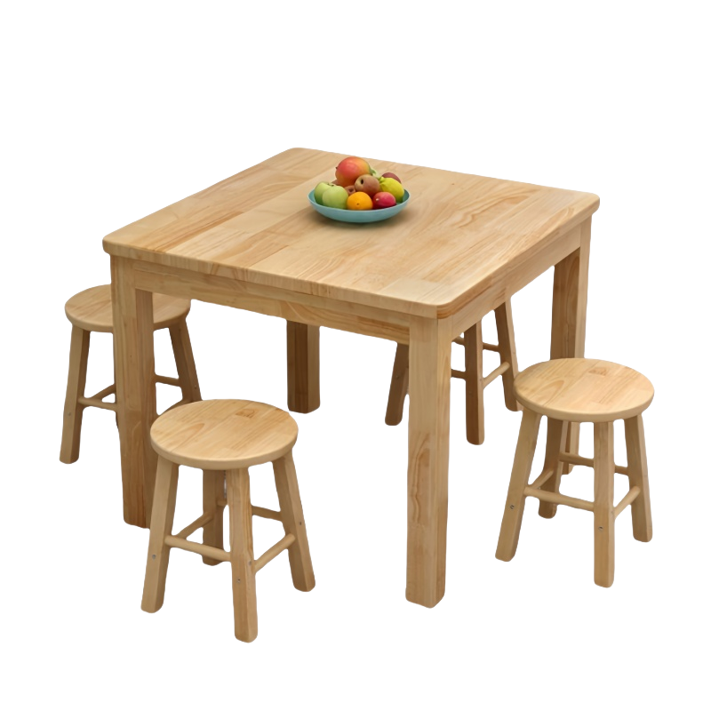 悦兴诚餐桌80*80*75cm加四椅套