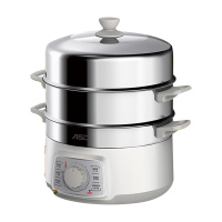 爱仕达电蒸锅Y28J105 28CM 10L大容量 304不锈钢蒸锅