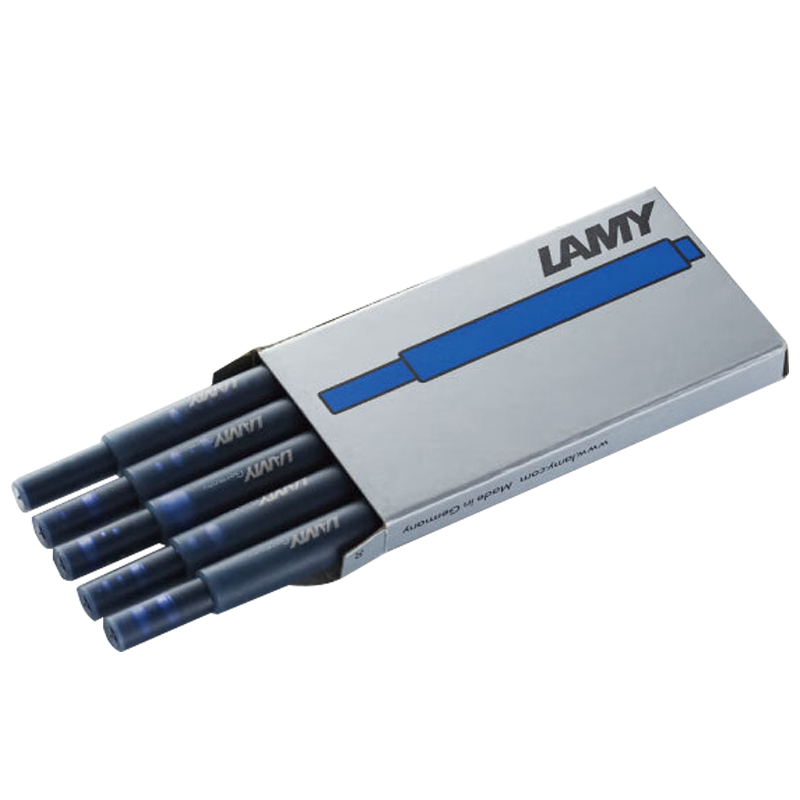 凌美墨水芯1.25ml*5支碳粉细腻使用方便墨水芯T10(颜色随机)