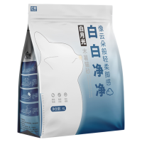 白月光纯木薯砂易结团猫砂近无尘不粘底环保安全无香强吸水植物