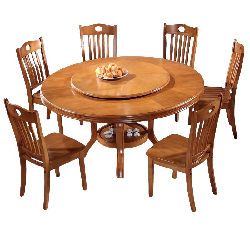 豫龙都餐桌椅一桌十椅套