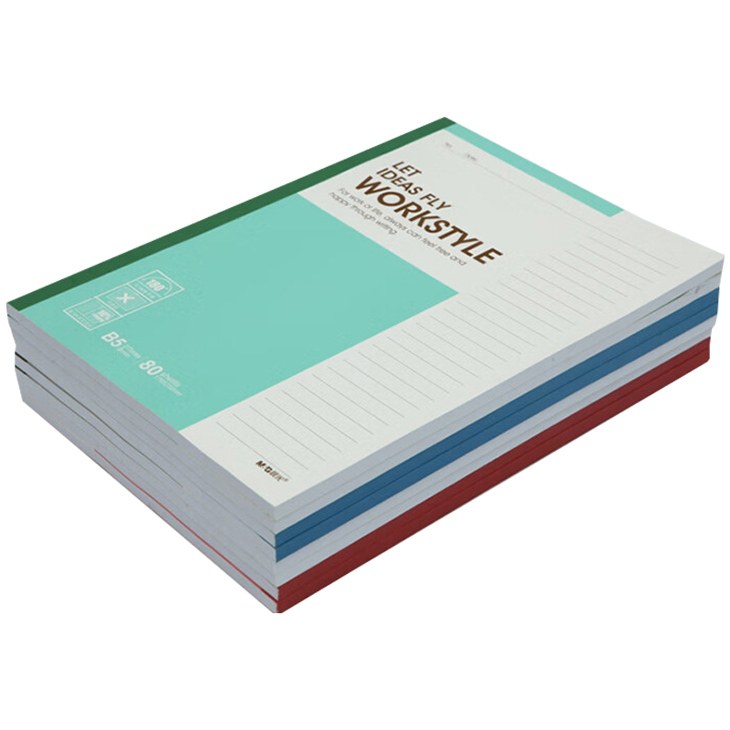 晨光笔记本8本B5无线装订本80页记事本APYJT411(颜色随机)