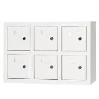 豫龙都手机存放柜6门台