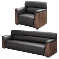 伟樽商务沙发单+三人位1900*810*850mm套