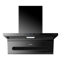 樱雪(INSE)ZK2559顶侧双吸抽油烟机家用26m³大吸力1000Pa变频抽烟机家用挥手感应热清洗脱排吸油烟机