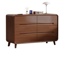 铭羽洋实木收纳柜6抽个