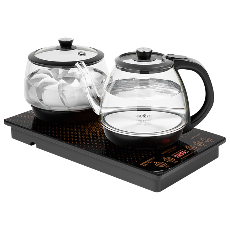 金灶(KAMJOVE)手柄自动上水烧水壶家用茶台煮水壶 无探头烧水保温一体全自动恒温电热水壶泡茶专用热水壶