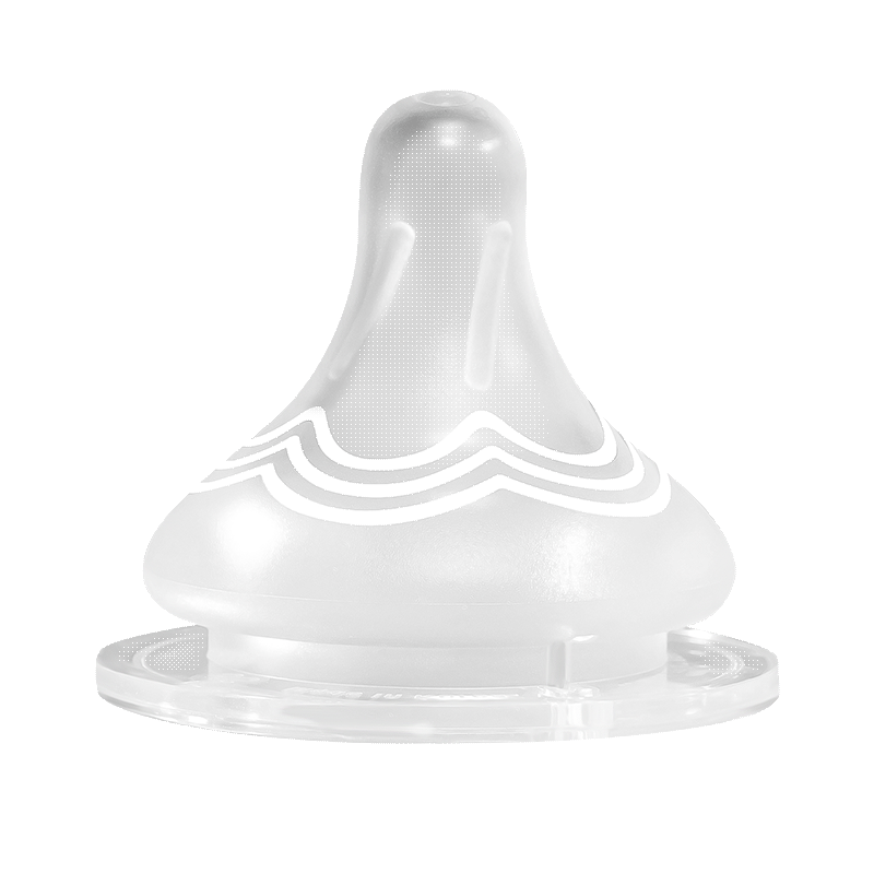 韩国进口贝贝必奶嘴(M号单个装适合3-6个月)适配贝亲奶瓶配件吸管重力球新生儿宝宝断奶神器官方正品