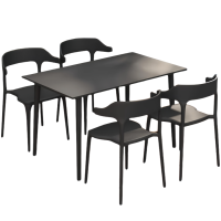 豫龙都餐 桌一桌四椅套