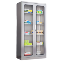 铭思达不锈钢药品柜通玻台