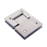 吉迎尚品 液压缓冲玻璃门夹淋浴房合页铰链 90度 个