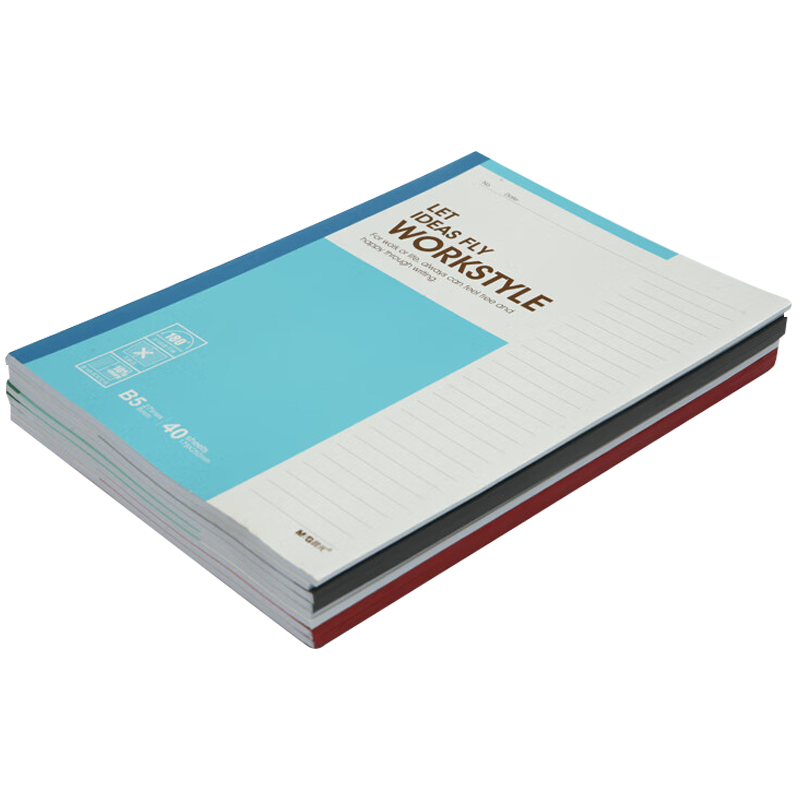 晨光笔记本8本B5无线装订本40页记事本APYJP411(颜色随机)
