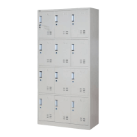 豫众诺 12门文件柜 900*350*1800mm 个