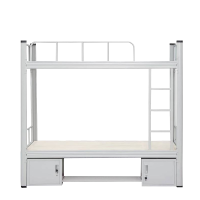 卉茵 钢制双层床含床下柜 200*120*180cm 张