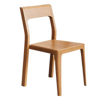 豫龙都 餐椅 实木把