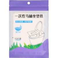 山之只 一次性便携速溶水马桶坐厕垫纸 10片/包