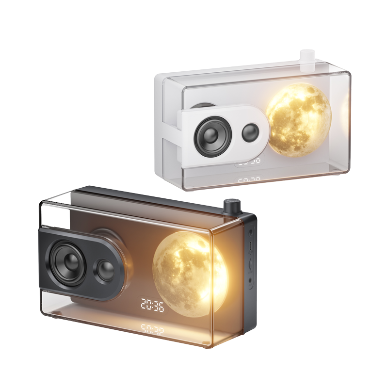 蓝朗M6透明音响蓝牙音箱高音质低音炮电脑音箱小众高级感生日礼物