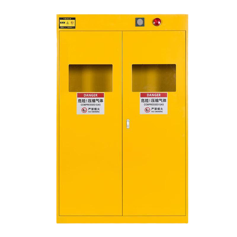 豫众诺 防爆气体存放柜 一代报警器黄色三瓶 台
