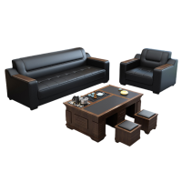 伟樽皮质沙发单+三人位+茶几1300*800*550mm套
