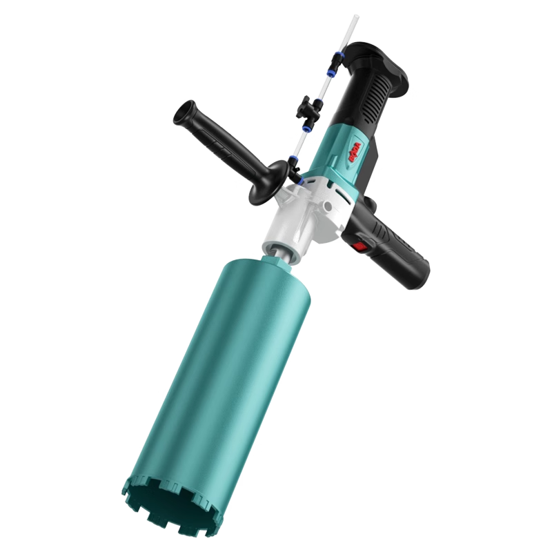 博大无刷水钻机178打孔机超轻带支架空调大功率混凝土打洞钻开孔
