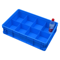 凌迪星8格收纳盒600*400*147mm个