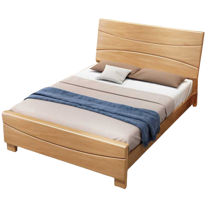 班龙床100*200cm+床垫木质套