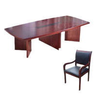 伟樽多人会议桌4000*1500*760mm+带扶手椅*14套